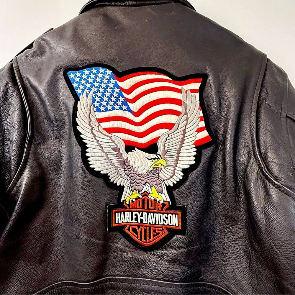 Barneys Leather Motorcycle Jacket - Picture 3 of 16